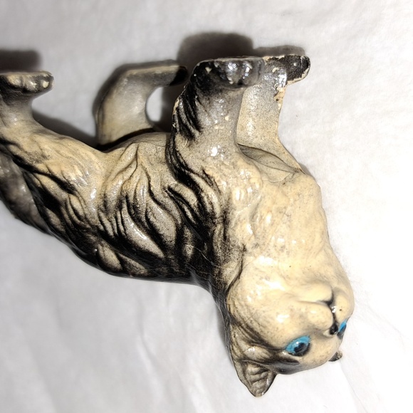 Vintage cat kitten figurines lot of 3 cat figurines - Picture 3 of 6